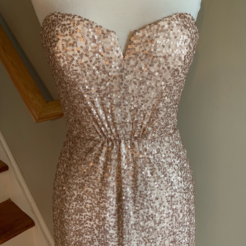 Amsale G881Q in black size 8 - Picture 4 of 7